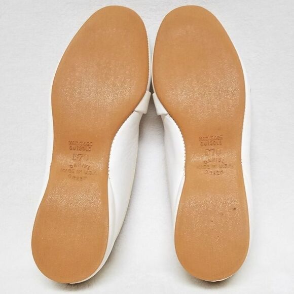 VINTAGE 68 Daniel Green Happy Pearl Leather Flats - Picture 8 of 9